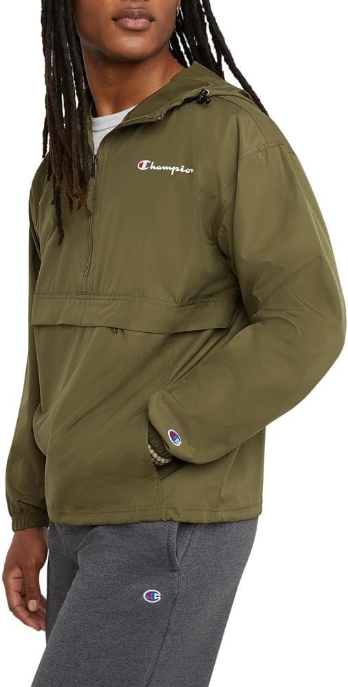 Champion Men's Jacket, Stadium Full-zip Jacket, Wind Resistant, Water Resistant Jacket for Men