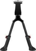 Adjustable Bike Kickstand with Double Legs - Aluminum Alloy Bicycle Kick Stands for 22-26 Inch Adult Bike, Road Bikes and Electric Bike