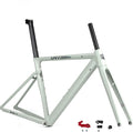 700C Road Bike Frameset 50/52cm Aluminum Alloy Frame Rim Brake Quick Release 100/135mm BSA BB68mm Carbon Fiber Rigid Fork Internal Routing