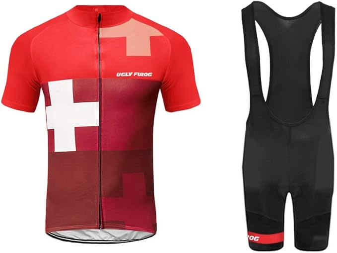 UGLY FROG Cycling Jersey Short Sleeve Men MTB Bike Clothing Road Bicycle Shirts Shorts Padded Pants DXMX01