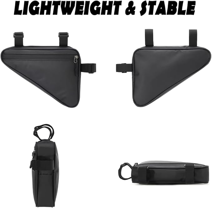 ITSCOOL Bike Frame Storage Bag Waterproof Bicycles Triangle Pouch Top Tube Bike Bag Tool Accessories for Mountain Road Bike MTB