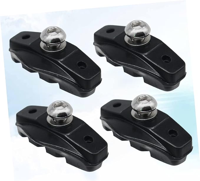 4pcs Road Bike Brake Pads Set Rubber C-Brake Blocks for High-Performance Cycling Compatible Most Road Bikes for Replacement Brake Shoes