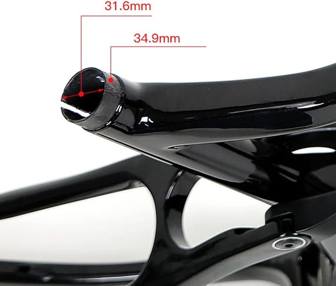 Mountain Bike Frame Carbon Fiber Trail Bike Frame 27.5/29er 15''/17''/19'' Suspension Frame Travel 120mm Boost Thru Axle 12x148mm Disc Brake XC/AM/DH(Black red,29 * 19'')