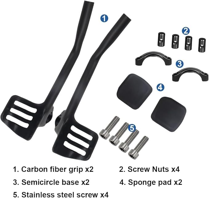 aero bars for road bike, RXL SL clip on aero bars triathlon bike handlebar 30° tt bar 360mm tt handlebar for road bike aero handlebars carbon fiber aero handlebars profile designs