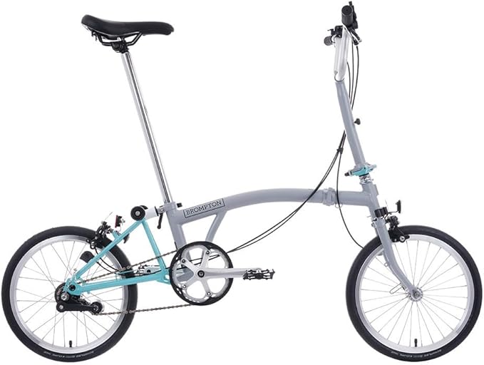 Brompton Folding Commuter Bike A Line 3-Speed | Compact, Lightweight, Urban Bike for Adults