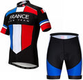 Hotlion Men's Cycling Jersey Sets Gel Pad Summer Bike Clothing Suit Breathable Bike Clothes with 3 Rear Pockets