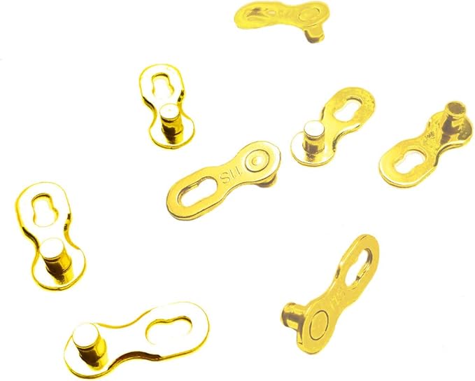 4 Pairs Bicycle Missing Link 1/6/7/8/9/10/11/12 Speed Chain Reusable Steel Bike Chain Link