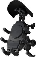 Motorcycle Rearview Mirror Phone Holder, 8-Claw Heavy Duty Thick Phone Mount Compatible with iPhone 15/14/13 Pro Max, Samsung Galaxy S23/S22 Ultra, Gopro Camera