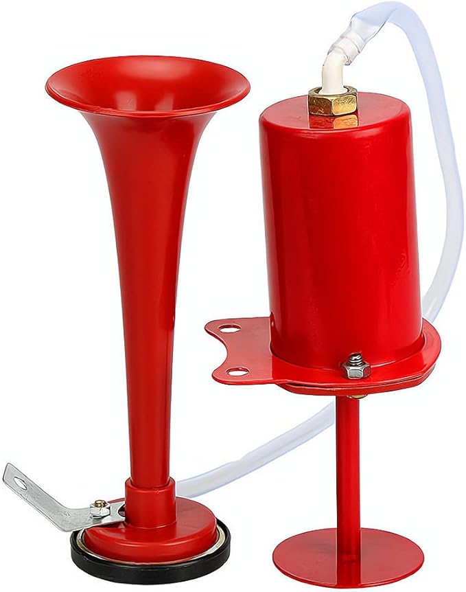 Bike Horn, Metal Classic Air Horns Loud Sounds Bicycle Horn,Bicycle Accessories， for Any Vehicles as Golf Carts, Boats, RV's, Bicycles, Motorcycles