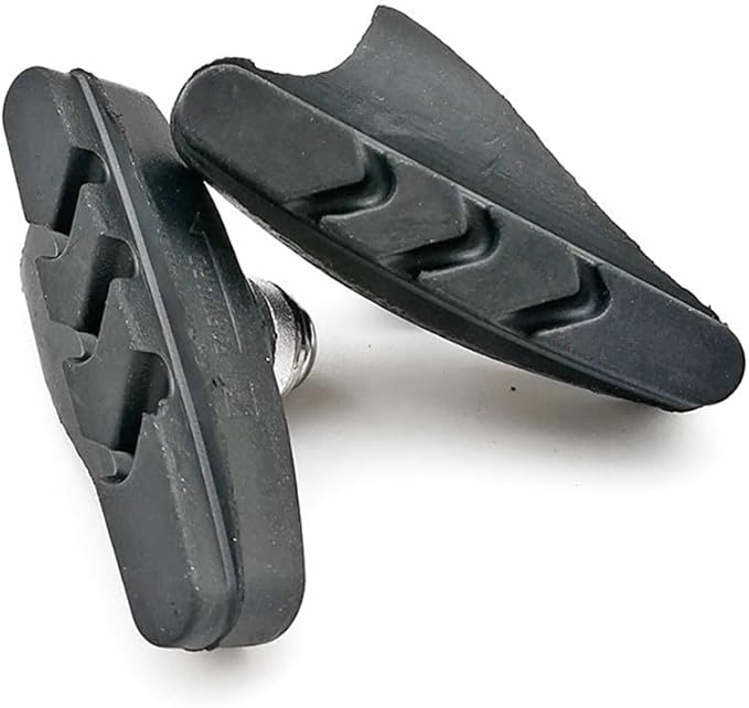 2 Pairs 55mm C Brake Blocks for Bicycle Brake Pads Set, Front and Rear Rubber Pads Compatible with Mountain Road Folding Bike