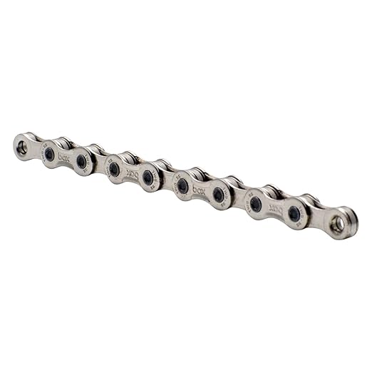 Box Two Prime 9 Mountain Bike Chain 126L Finish Nickel E-Bike/Non E-Bike Single Speed Bicycle Chain Mountain Racing Cycling | MTB 11/12 Speed Wide Narrow/BMX 3/32”