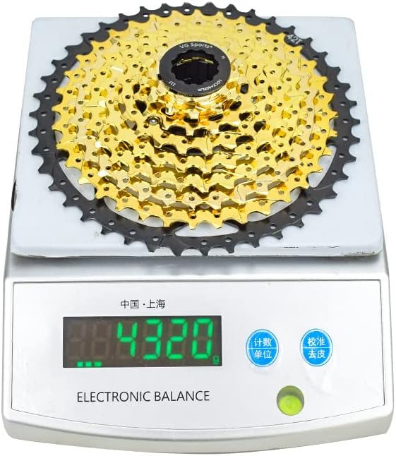 VG SPORTS 8/9/10/11/12 Speed Ultra-Light Bike Cassette for Mountain Bike 11-40T/11-42T/11-46T/11-50T/11-52T MTB Cassette Lightweight Aluminum Bracket Cassette