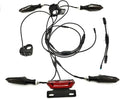 Ebike Light Kit with Front and Rear Lamps Flashing Turn Signals and Brake Indicators Waterproof for Tricycle and E-Bike 36V/48V/52V