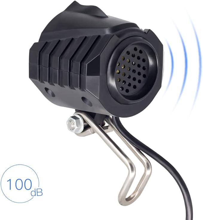 EBike Light Kit with Turn Signals, Front Headlight 400 Lumens, Rear Taillight fits Rack Holes 80mm, Handlebar Control Switch, for E-Bike and Electric Scooter 12V-48V