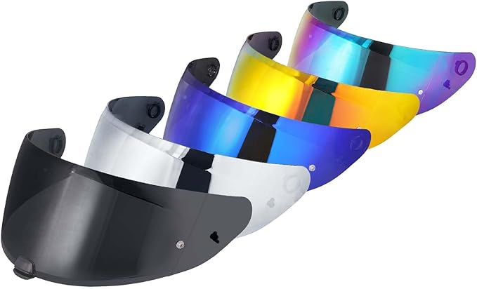 VCOROS I70 Helmet Visor Replacement Face Shield Accessories Compatible With HJ-31 I10(Black)