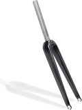 650C/700C Carbon Fiber Road Bike Rigid Fork 1-1/8" Straight Tube Rim Brake Quick Release 100mm Light Bike Front Fork