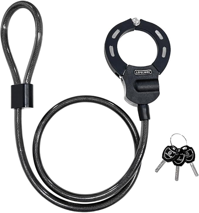 Electric Scooter Lock,Scooter Locks Anti Theft,14mm Thick for E-Scooter, Electric Bike, Bicycle, Motorbikes