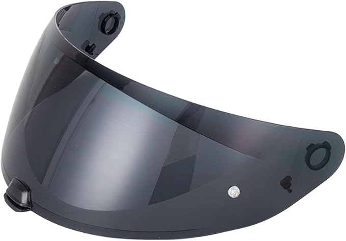 Helmet Visor Replacement Face Shield for HJ-31 i70/i10 Shield Visor Wind Shield Helmet Lens (Dark Smoke)