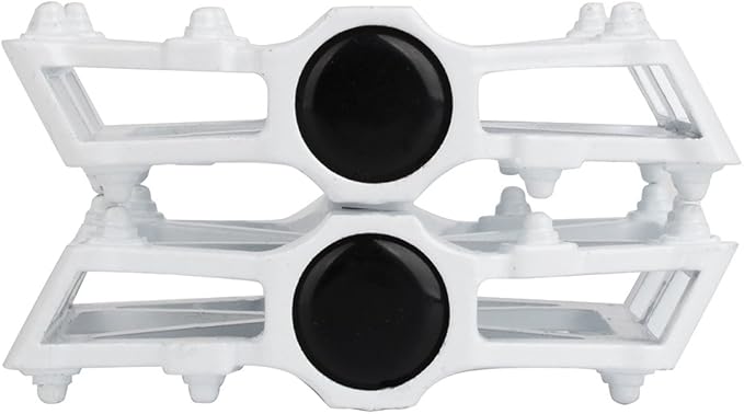 Aluminium CNC Bike Pedals 9/16", Lightweight Mountain Road Bike Pedal with 16 Anti-Skid Pins Bicycle Pedals for MTB BMX
