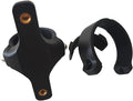 Rcool Bike Water Bottle Holder Adapter for Handlebar & Seatpost, Fits MTB, Road, E-Bike & Gravel, Silicone Protection, Universal 1.26-1.7” Seat/Head/Down Tube, Black