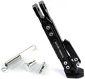 Universal Motorcycle Kickstand Height Adjustable CNC Aluminum Alloy Side Stand for Electric Scooter Motorbike Mini Pit Dirt Bike Black