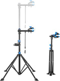 VEVOR Bike Repair Stand, 66 lb Heavy-duty Bicycle Work Stand with 32.8-56.6 in Adjustable Height & Magnetic Tool Tray, Foldable Bicycle Maintenance Rack, Shop Home Mechanics for Mountain & Road Bike