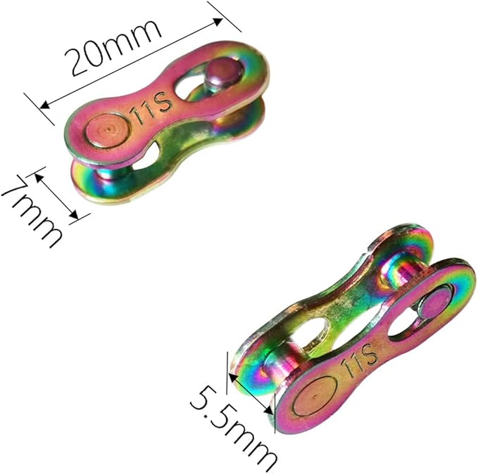 4 Pairs Bicycle Missing Link 1/6/7/8/9/10/11/12 Speed Chain Reusable Steel Bike Chain Link