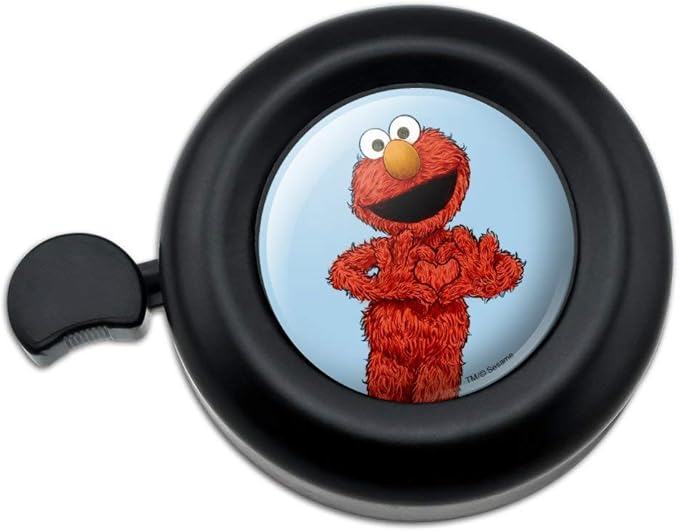GRAPHICS & MORE Sesame Street Vintage Elmo Bicycle Handlebar Bike Bell