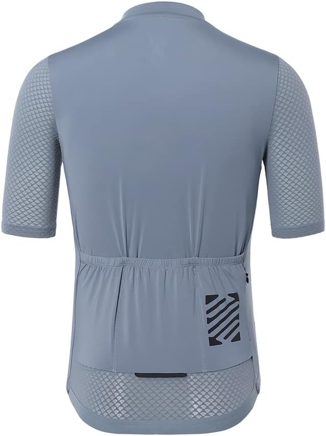ARSUXEO Pro Cycling Jersey Men Short Sleeves Ultra-Light Road Bike Jersey Cycling Biking Bicycle Shirt