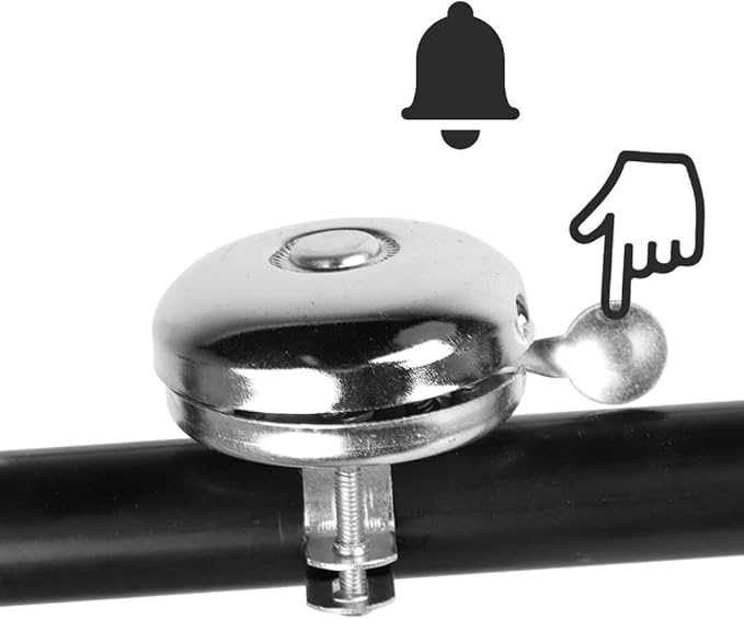 Retro Metal Ring Ring Classic Bike Bell Metal Bike Bell Ring Handlebar Cycling Loud Sound Alarm Bell Small Bell Tricycle Road Mountain Loud Crisp Classic Bell
