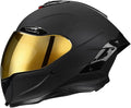 Full-face Helmet Biker Helmet ABS with EPS Cushion Liner Removable Washable 8 Air Vent Free Switch Long and Short Lens Replacement for Adult Unisex