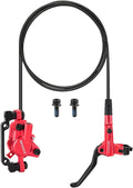 MEROCA M800 Mountain Bike Hydraulic Disc Brakes Hydraulic Bike Brakes Front 800mm and Rear 1400mm with PM Adapter for 160mm Rotor