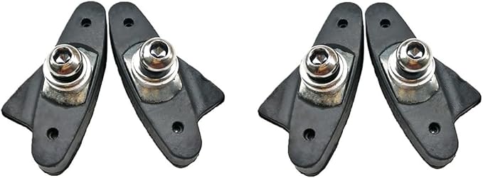 2 Pairs 55mm C Brake Blocks for Bicycle Brake Pads Set, Front and Rear Rubber Pads Compatible with Mountain Road Folding Bike