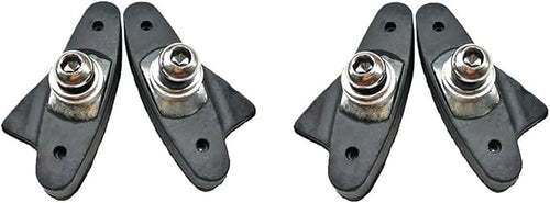 2 Pairs 55mm C Brake Blocks for Bicycle Brake Pads Set, Front and Rear Rubber Pads Compatible with Mountain Road Folding Bike