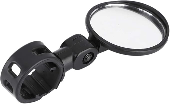 Handlebar Mirror, Rotatable Rear View Mirror, Adjustable End Mirror for Mountain Road Bike, 1 Pack