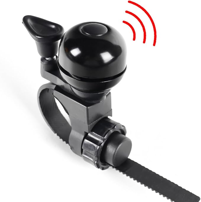 GALPADA Vintage Bike Bell for ’s Skateboard and Mountain Road Bikes, Black Handlebar Ring Bell Accessory with Loud Sound for Cycling and Scooter Use