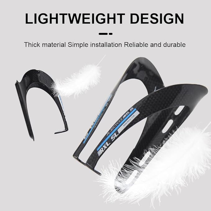 Bicycle Water Bottle Cage Full Carbon Fiber Bottle Cages Holder Diameter 72-74mm for Road Mountain Bike Water Bottle Cage