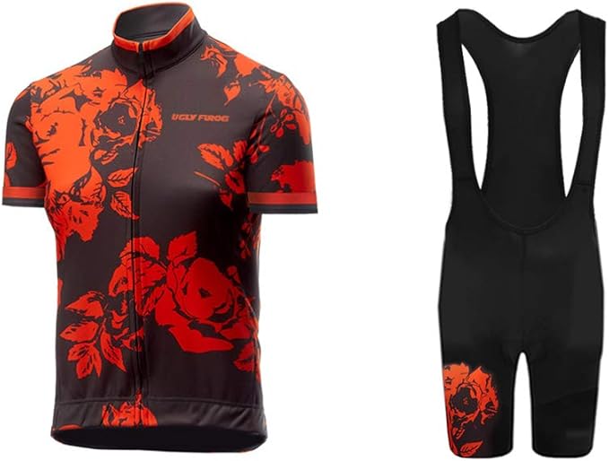 UGLY FROG Cycling Jersey Short Sleeve Men MTB Bike Clothing Road Bicycle Shirts Shorts Padded Pants DXMX01