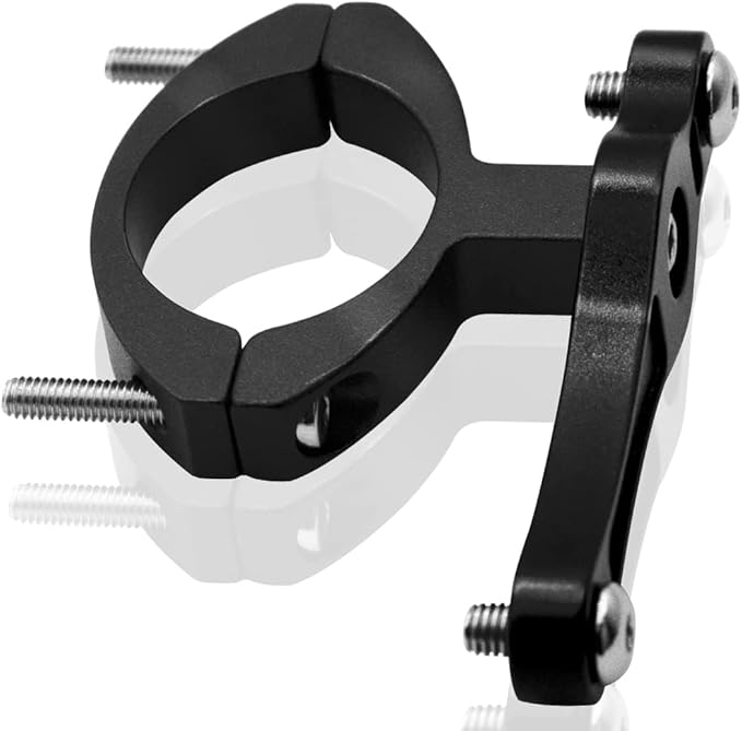 Bicycle Bottle Cage Adapter Bike Water Bottle Cage Holder Mount Adapter Adjustable Aluminum Alloy Seat Tube Diameter 19-33mm CNC Machined Handlebar Seat Post Cup Mount Converter (with Tools)