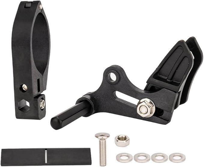 Chain Guide, Mountain Bike Chain Guide Bash Guard, Strong Nylon Bicycle Chain Protector, Bicycle Chain Guide for Most Road Mountain Bikes Black