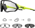 KAPVOE Photochromic Cycling Glasses Men Women Mountain Bike Sunglasses Clear MTB Bicycle Riding - K9408