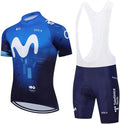 Cycling Jersey Men Set Bib Shorts Set Summer Mountain Bike Bicycle Suit Anti-UV Bicycle Team Racing Uniform Clothes
