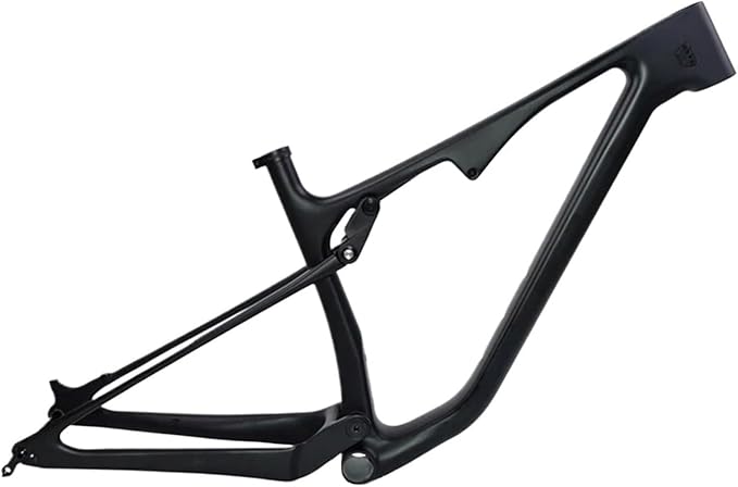 Cross Mountain Bicycle Fully Suspension Full Carbon Fiber Frame Thru Axle Disc Brake MTB 29er(17er Frame Shock Set)