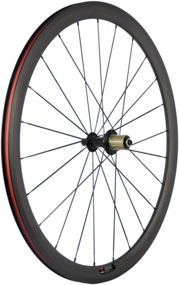 SunRise Bike 38/25mm Carbon Wheelset 700c Clincher Basalt Braking Surface Wheel