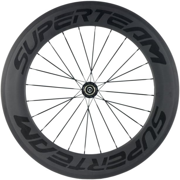 SUPERTEAM Carbon Clincher Wheelset 700C Road Bicycle Wheels 60/88 V Shape