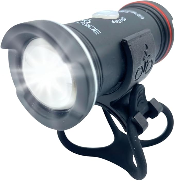 Brightside Bike Helmet Light. 360 Degree 3 in 1 Bright Safety Light for All Cyclists. Dual Front & Rear. 43 Hour Runtime. Easy Fitting to Most Helmets. 7 Modes, Waterproof & Rechargeable