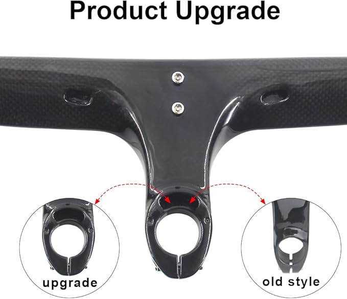 RXL SL carbon fiber road bike bars with integrated stem integrated handlebar carbon road bike handlebars drop handlebar 1-1/8"(28.6mm) 3K Glossy/Matte drop handlebars 400/420/440 90/100/110/120