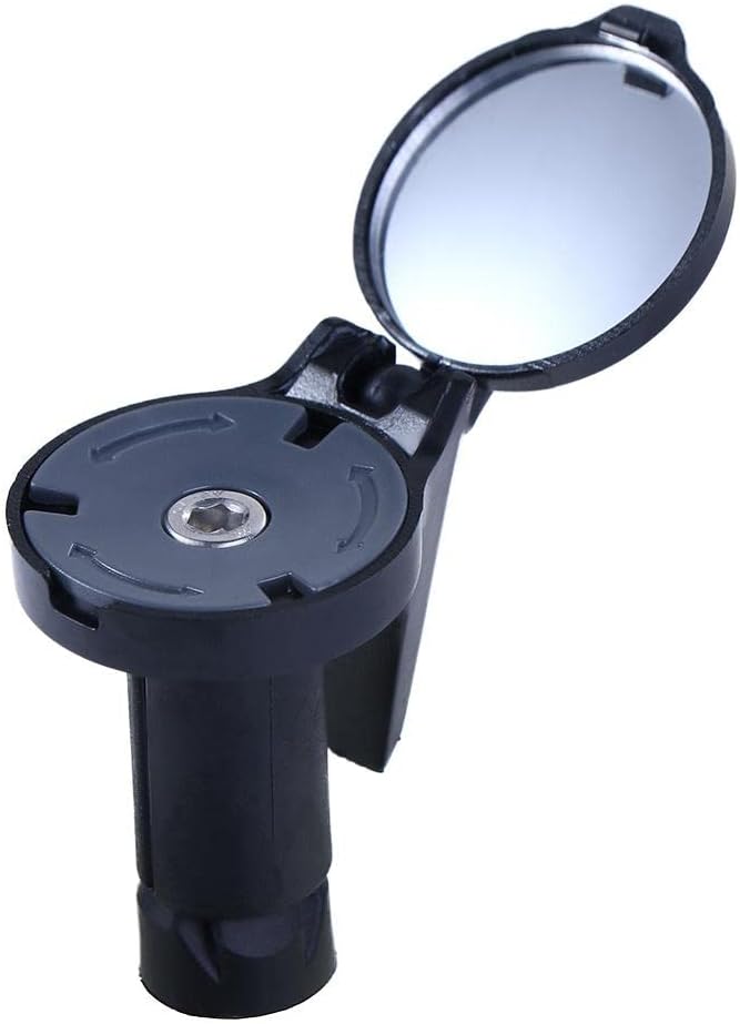 Bicycle Handlebar Rearview Mirror 1PC Cycling Foldable Strip Mirrors Bicycle Bar End Mirror Bike Drop Bar Rear View Convex Mirror Bicycle Accessories
