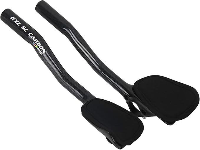 Carbon Fiber aero bars for road bike aero bars 340mm TT Rest bullhorn aerobar Bicycle Cycling clip on earo bars 3K Glossy triathlon aerobars bike resting handle bars