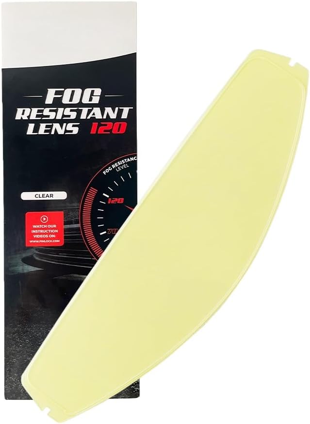 HJ-34P Helmet Visor Anti Fog Film for HJC C10.Motorcycle Helmet Shield Anti Fog Film Compatible with HJC C10 (Anti Fog Film)